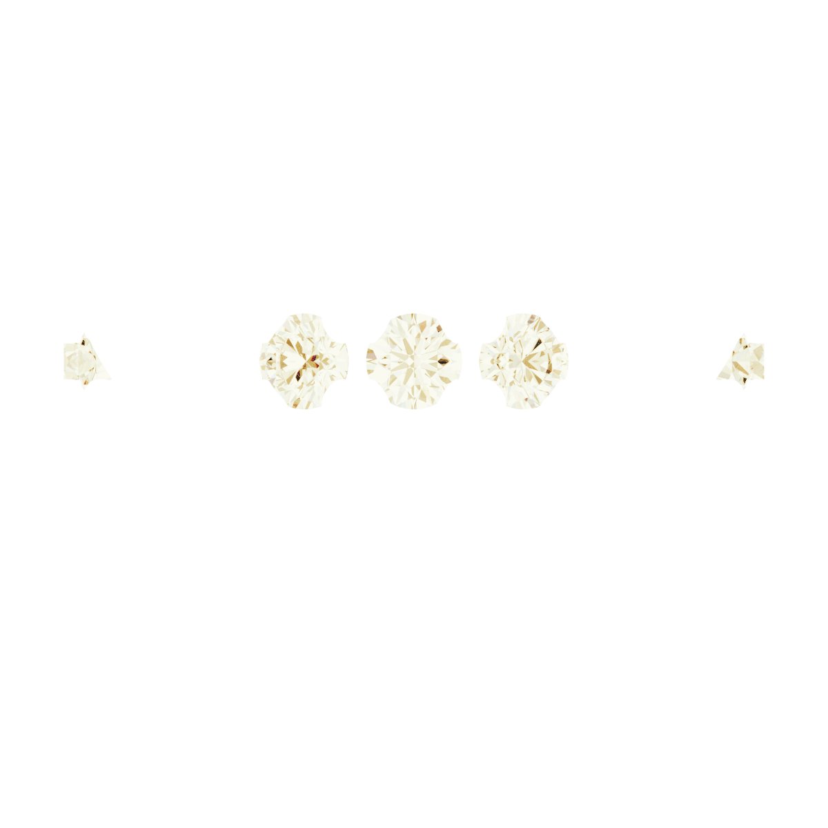 4-Prong Pre-Notched Claw Hidden Halo-Style Peg Setting