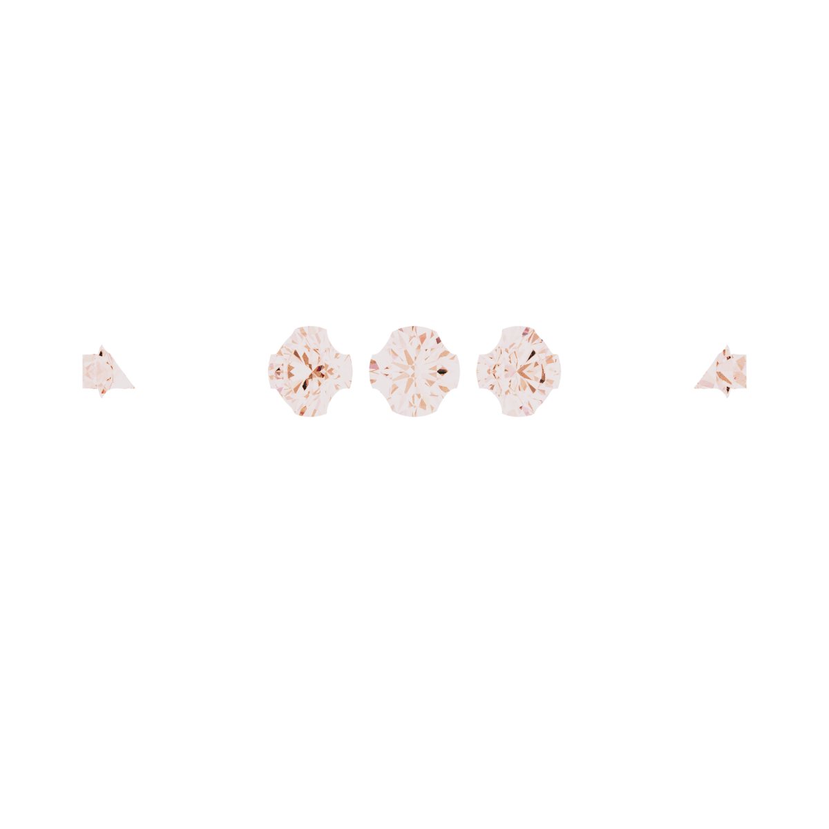 4-Prong Pre-Notched Claw Hidden Halo-Style Peg Setting