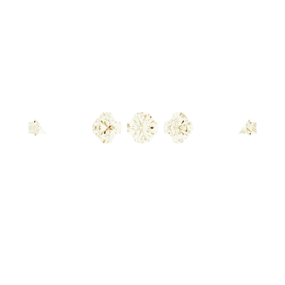 4-Prong Pre-Notched Claw Hidden Halo-Style Peg Setting