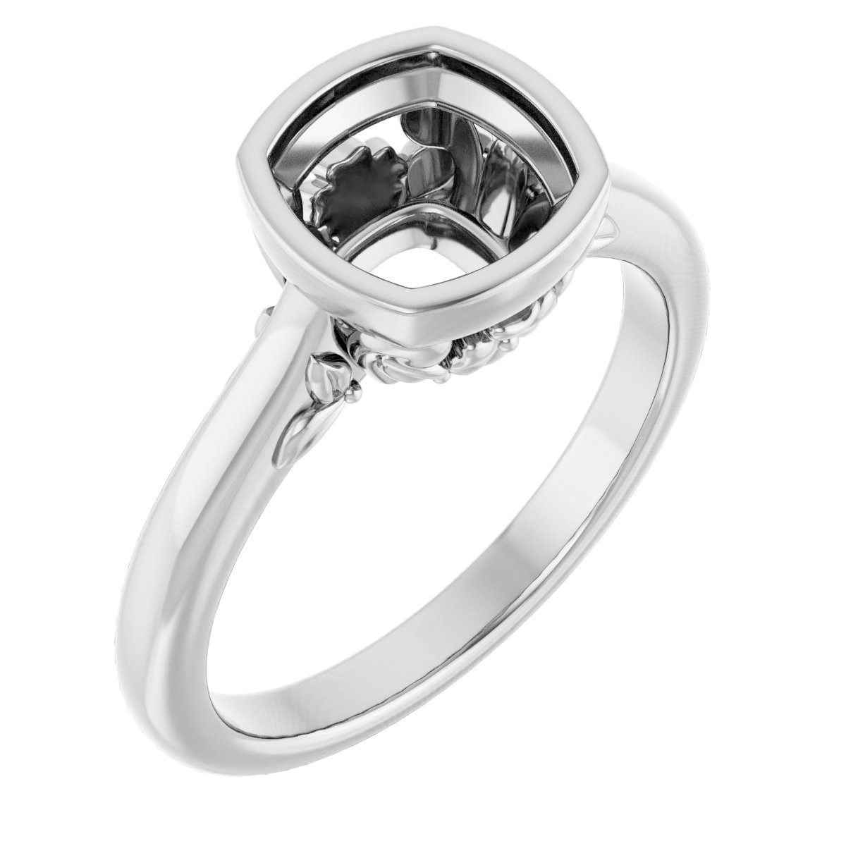 Bezel-Set Engagement Ring