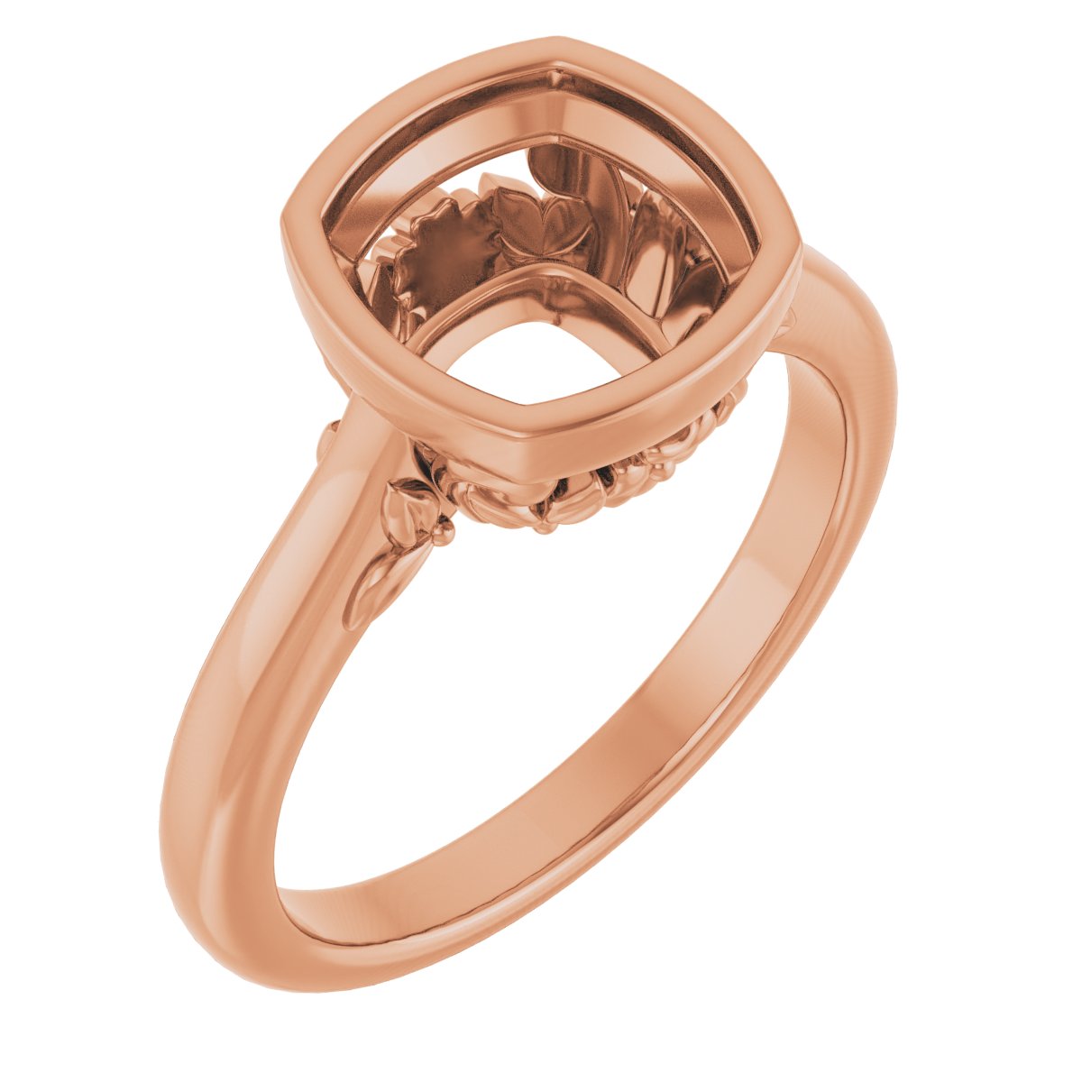 Bezel-Set Engagement Ring