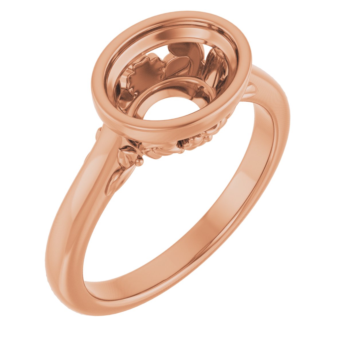 Bezel-Set Engagement Ring