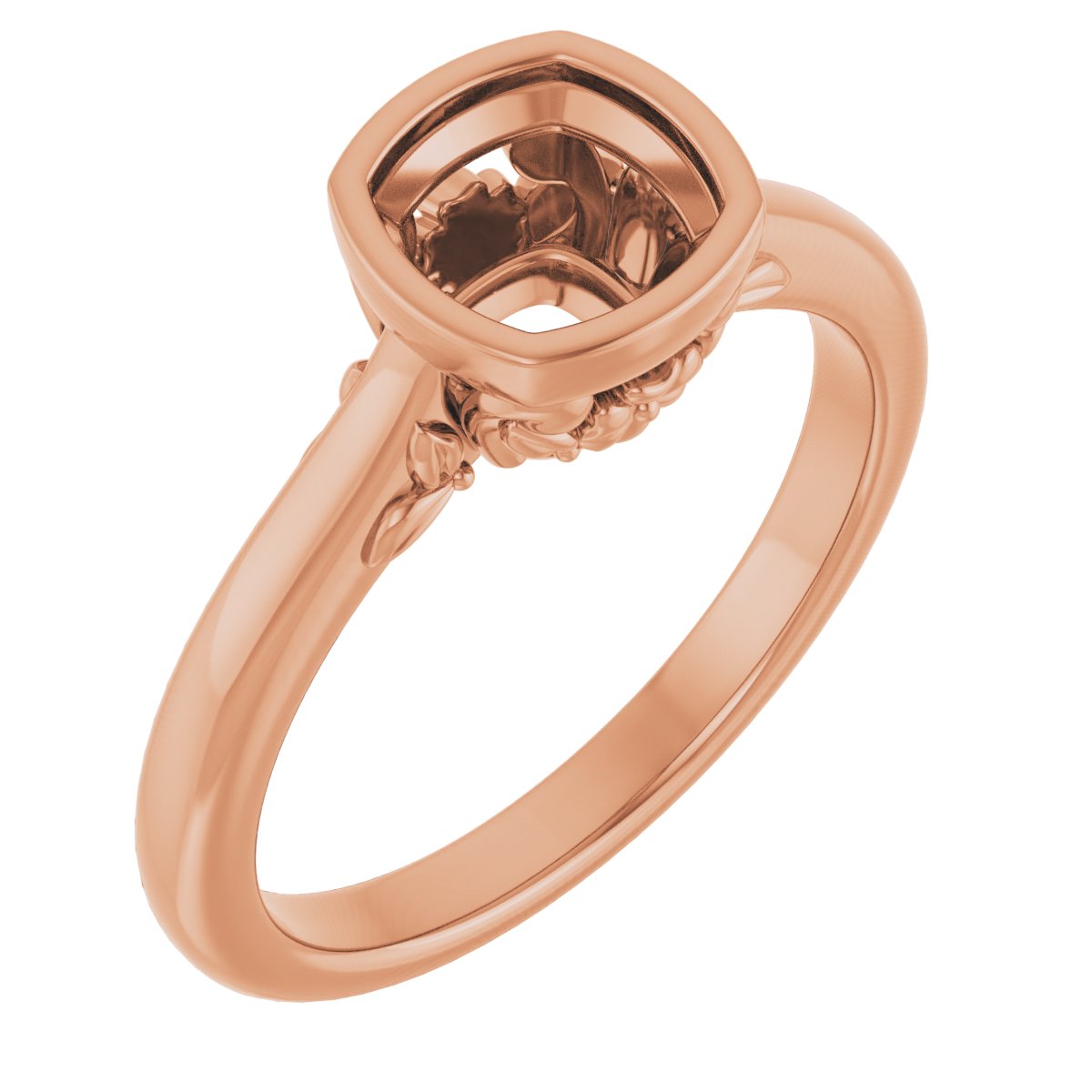 Bezel-Set Engagement Ring