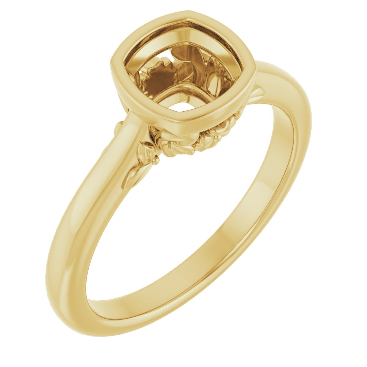 Bezel-Set Engagement Ring
