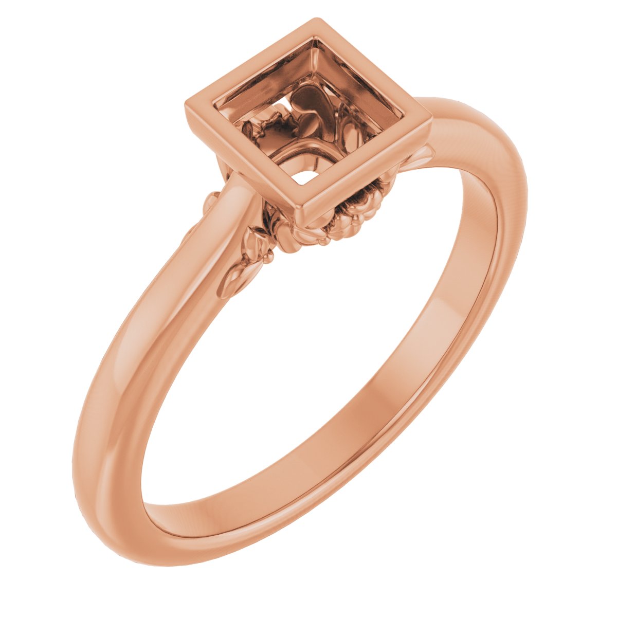 Bezel-Set Engagement Ring