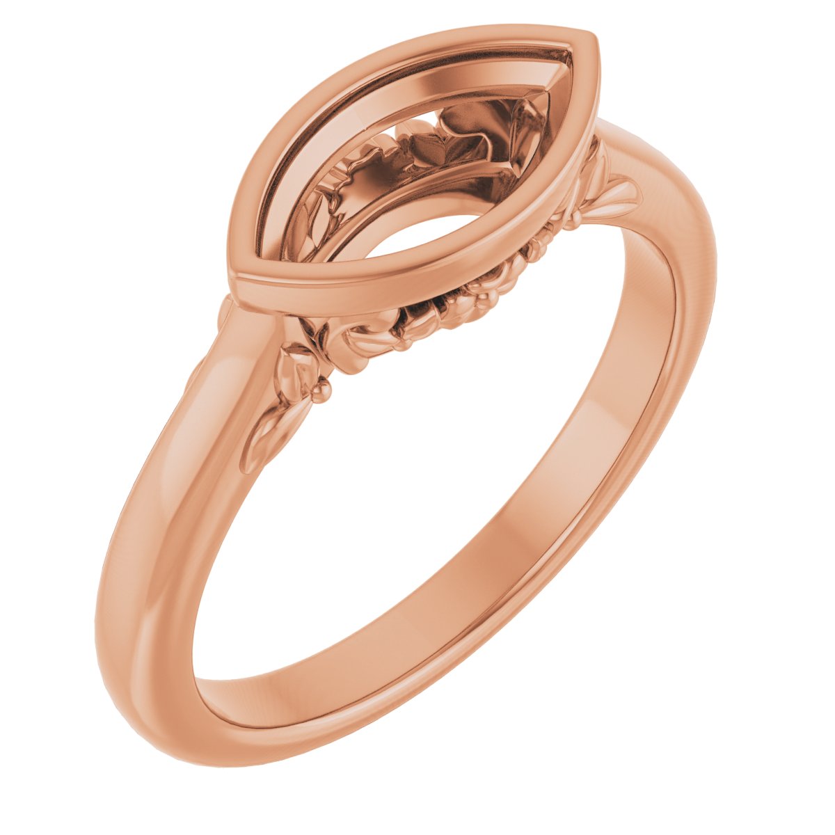 Bezel-Set Engagement Ring