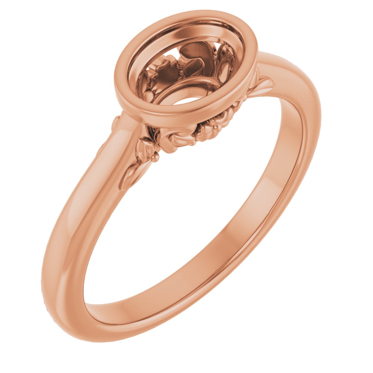 Bezel-Set Engagement Ring