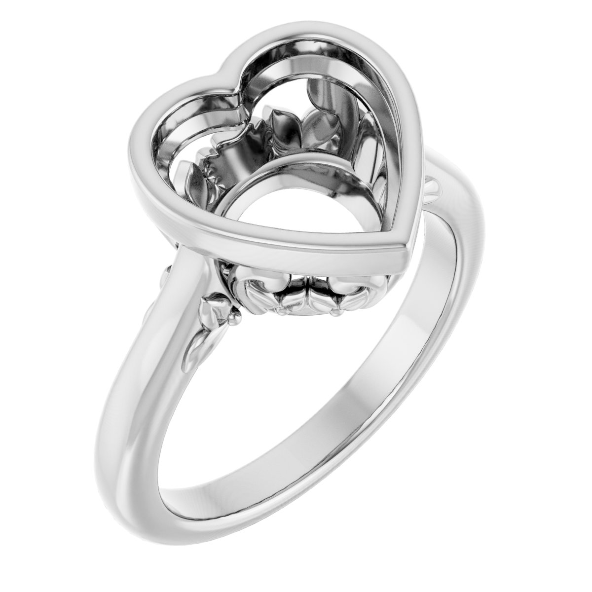Bezel-Set Engagement Ring