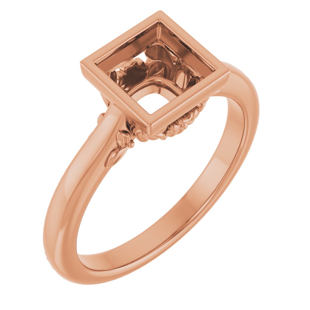 Bezel-Set Engagement Ring