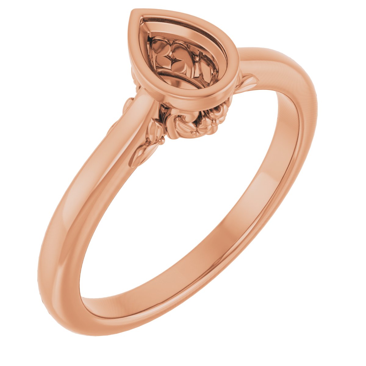 Bezel-Set Engagement Ring