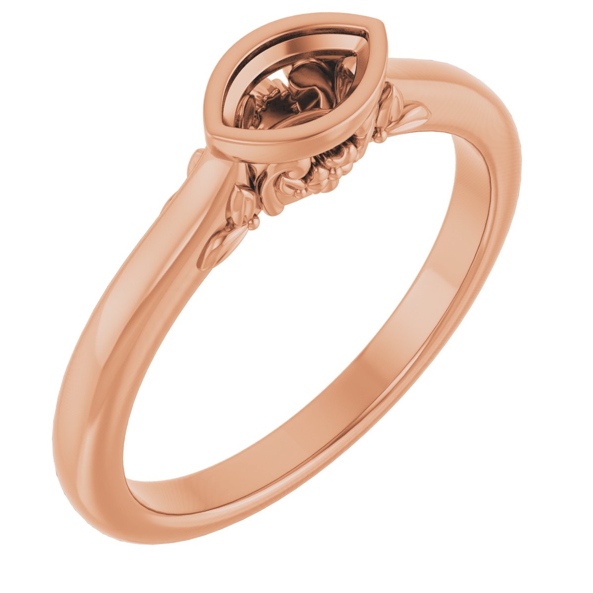 Bezel-Set Engagement Ring