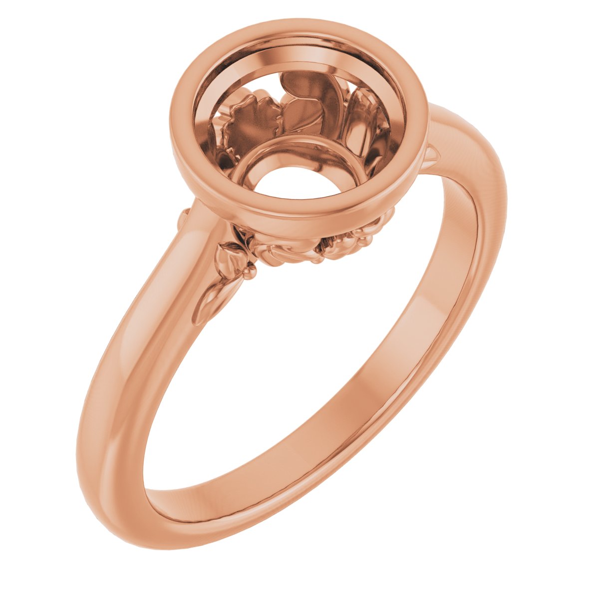 Bezel-Set Engagement Ring