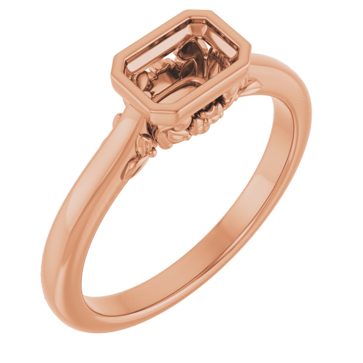 Bezel-Set Engagement Ring