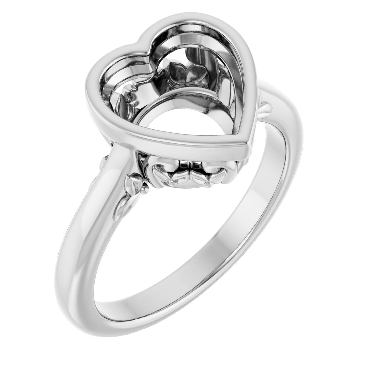 Bezel-Set Engagement Ring