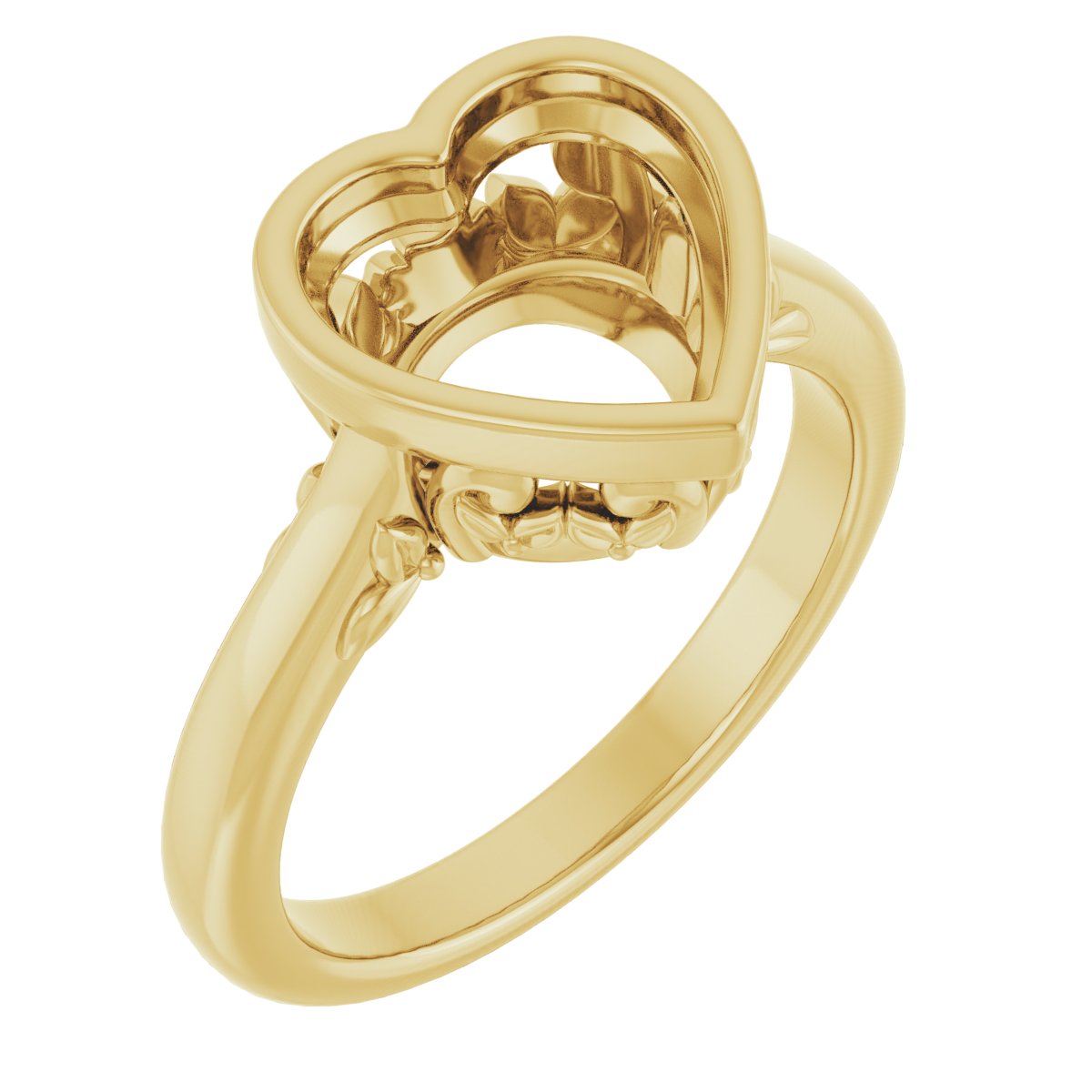 Bezel-Set Engagement Ring