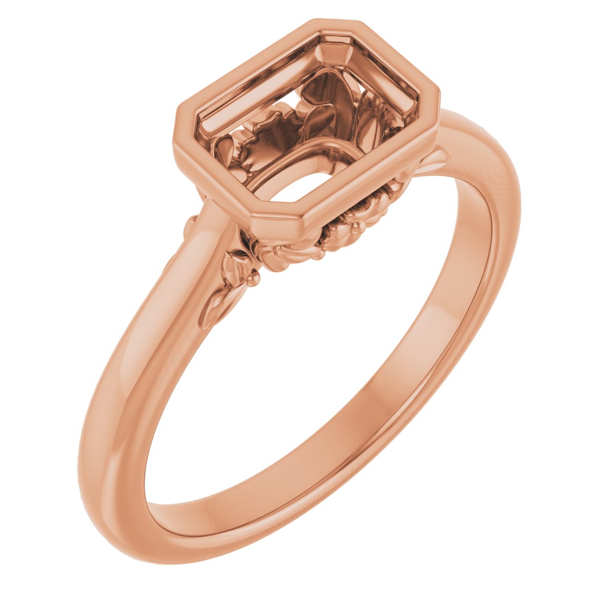 Bezel-Set Engagement Ring