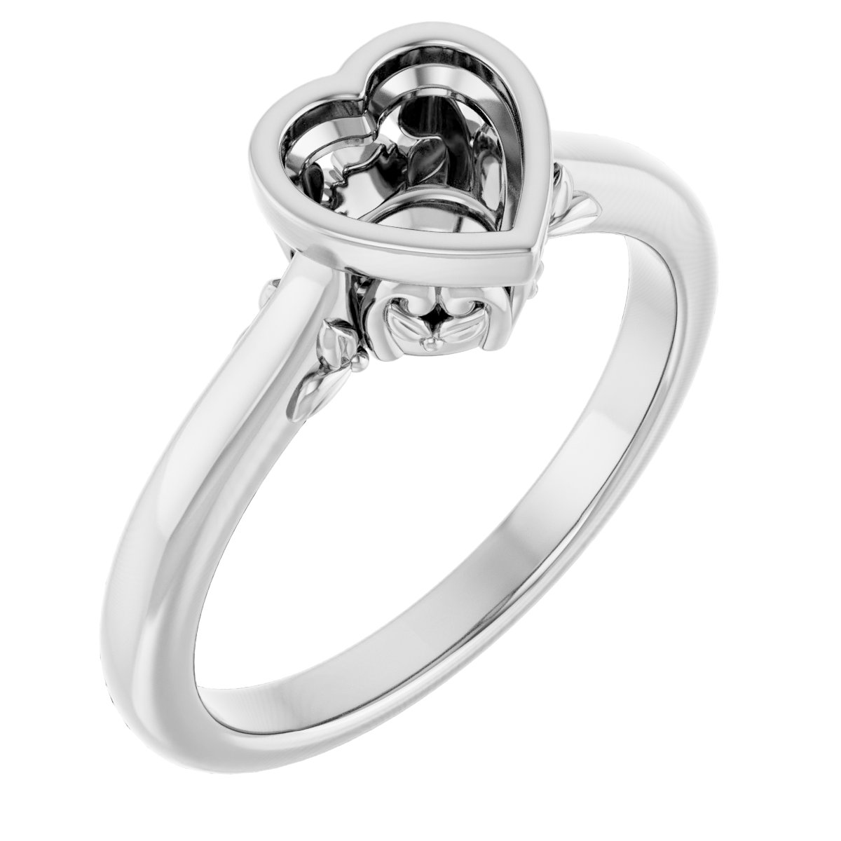 Bezel-Set Engagement Ring