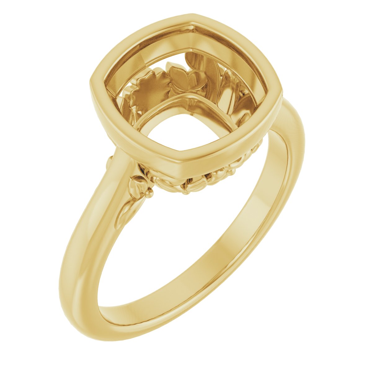 Bezel-Set Engagement Ring