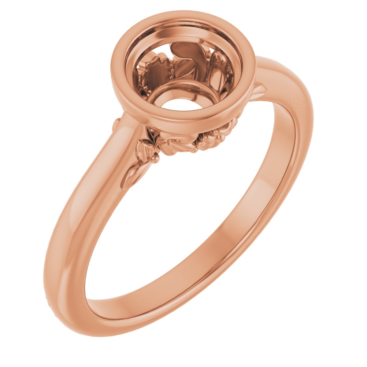 Bezel-Set Engagement Ring