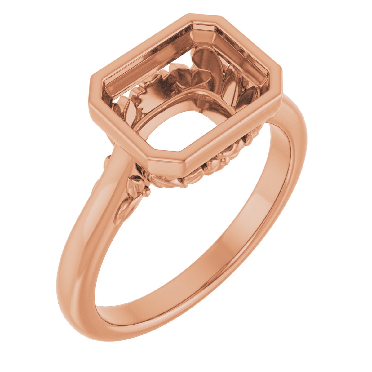 Bezel-Set Engagement Ring