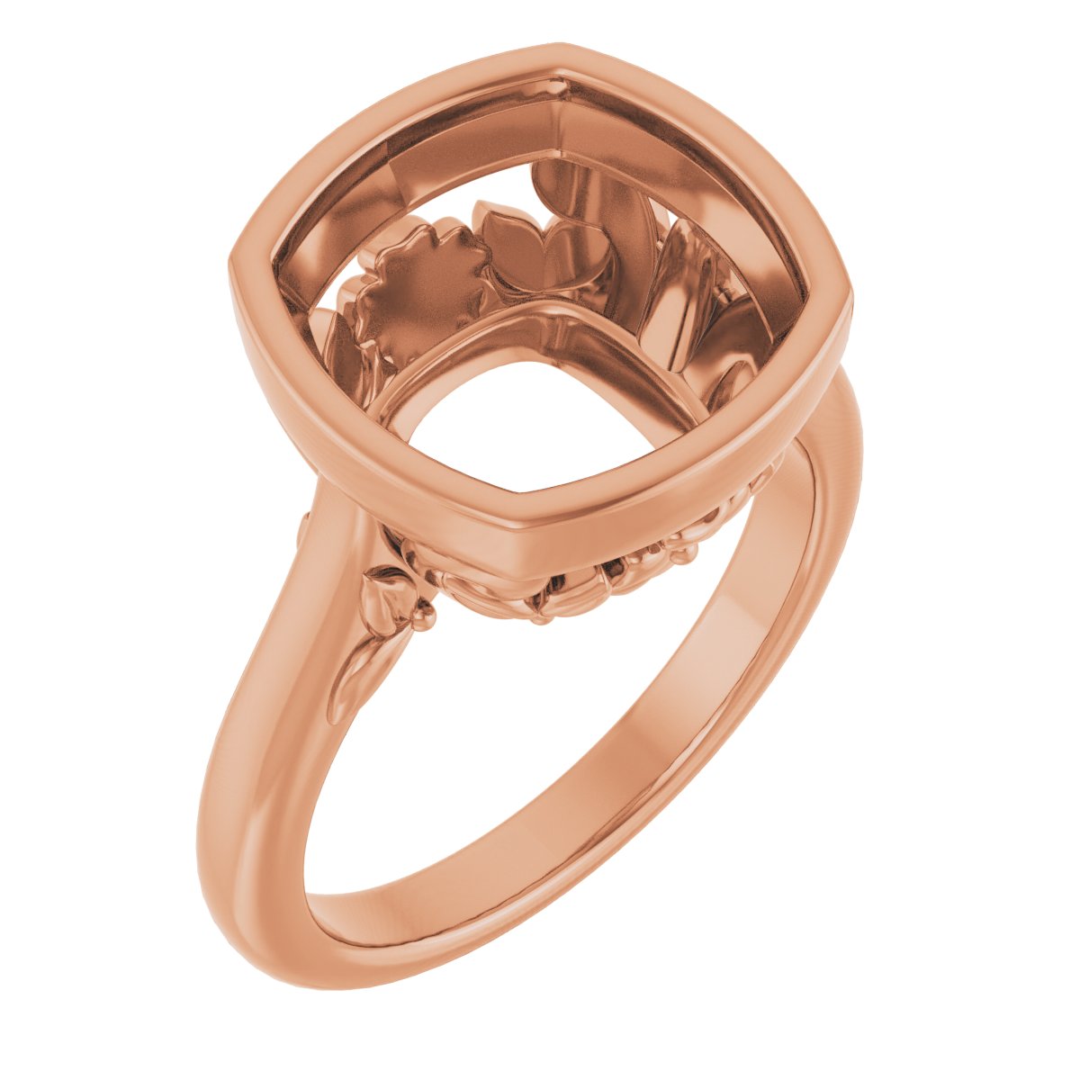 Bezel-Set Engagement Ring