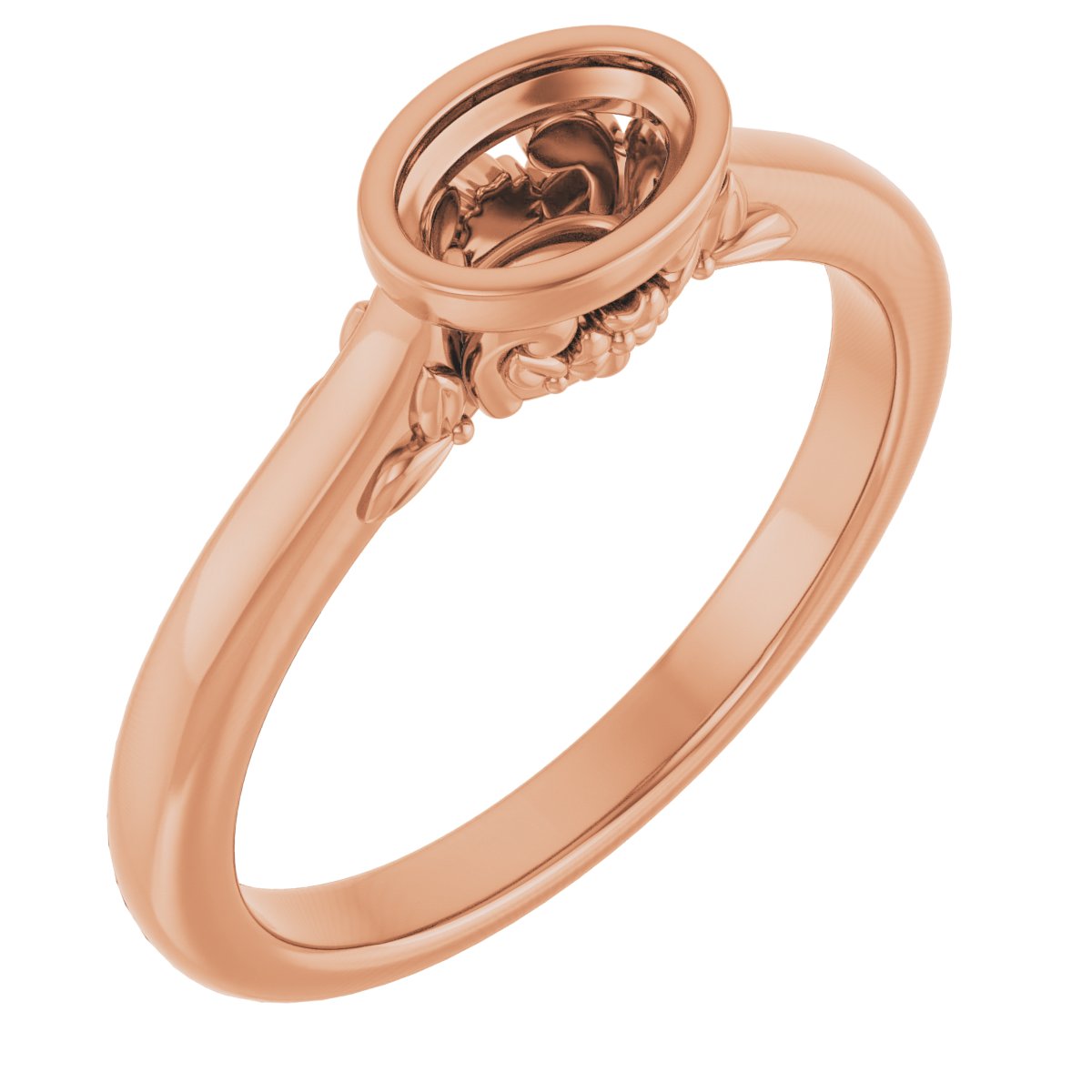 Bezel-Set Engagement Ring
