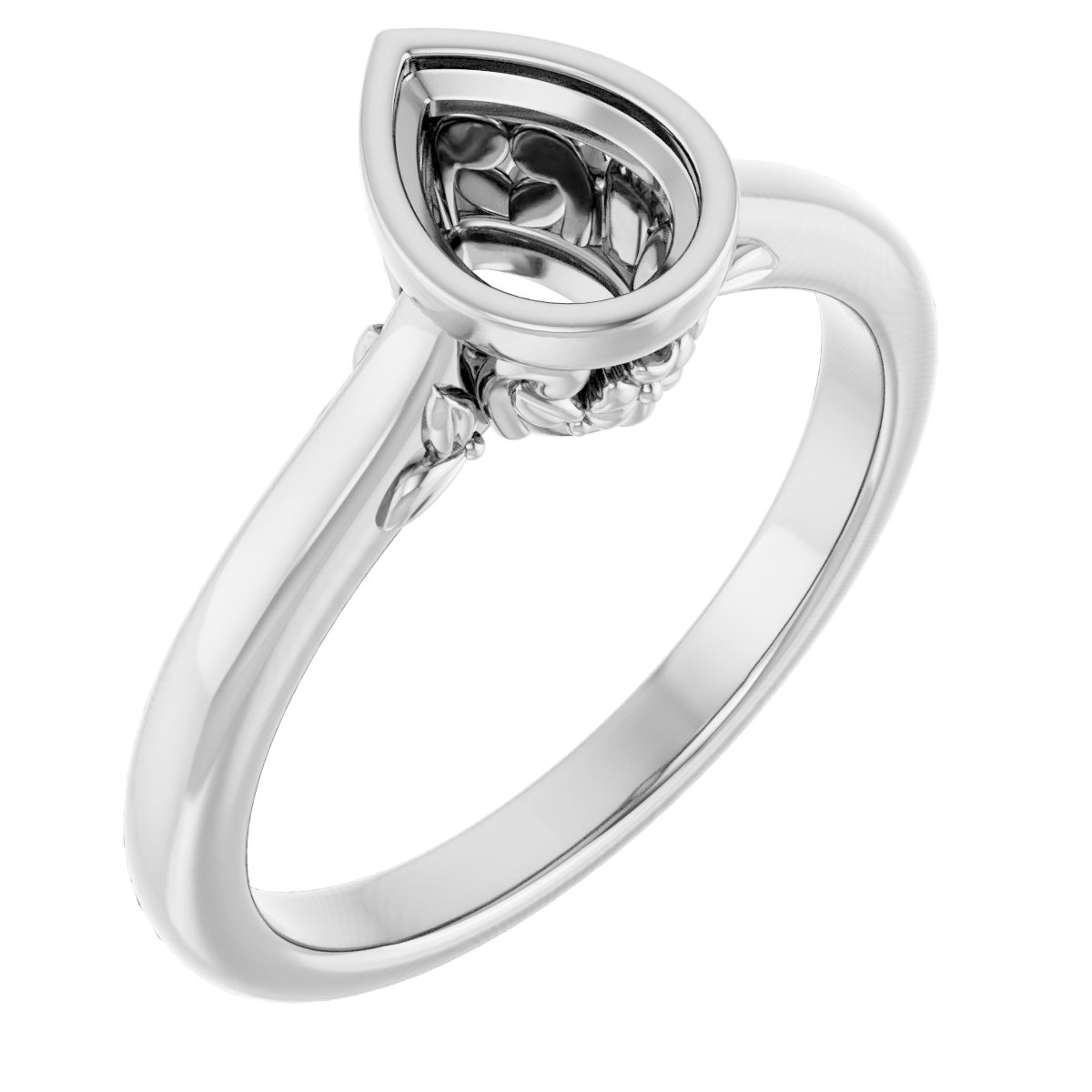 Bezel-Set Engagement Ring