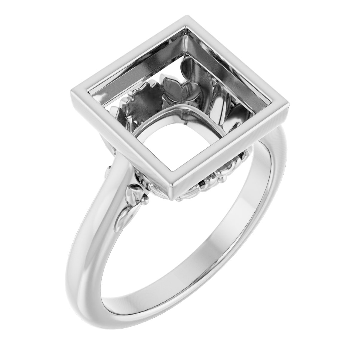 Bezel-Set Engagement Ring