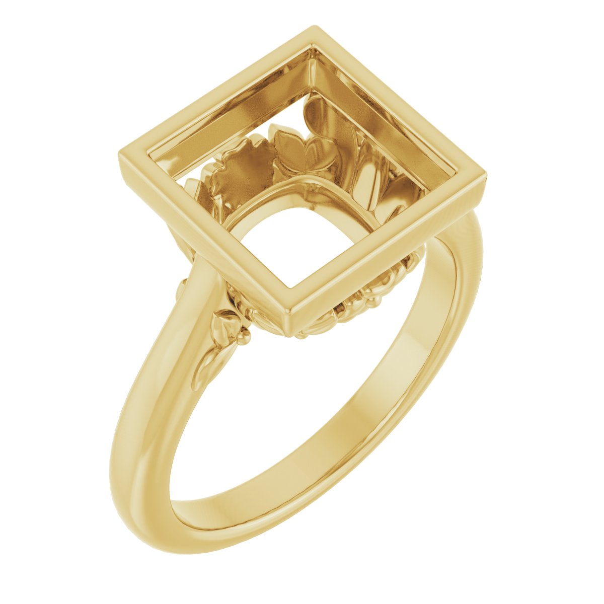 Bezel-Set Engagement Ring