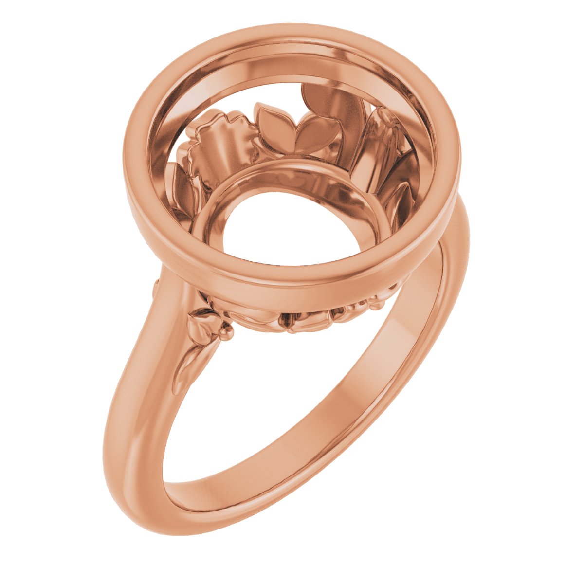 Bezel-Set Engagement Ring