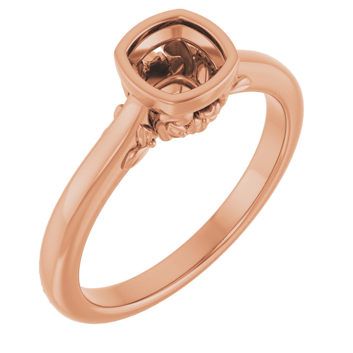 Bezel-Set Engagement Ring