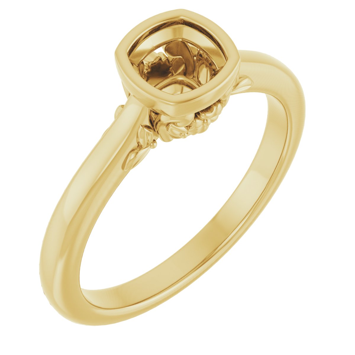 Bezel-Set Engagement Ring