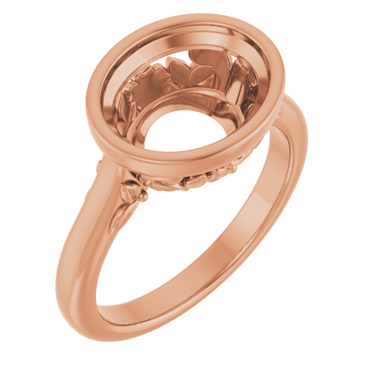 Bezel-Set Engagement Ring