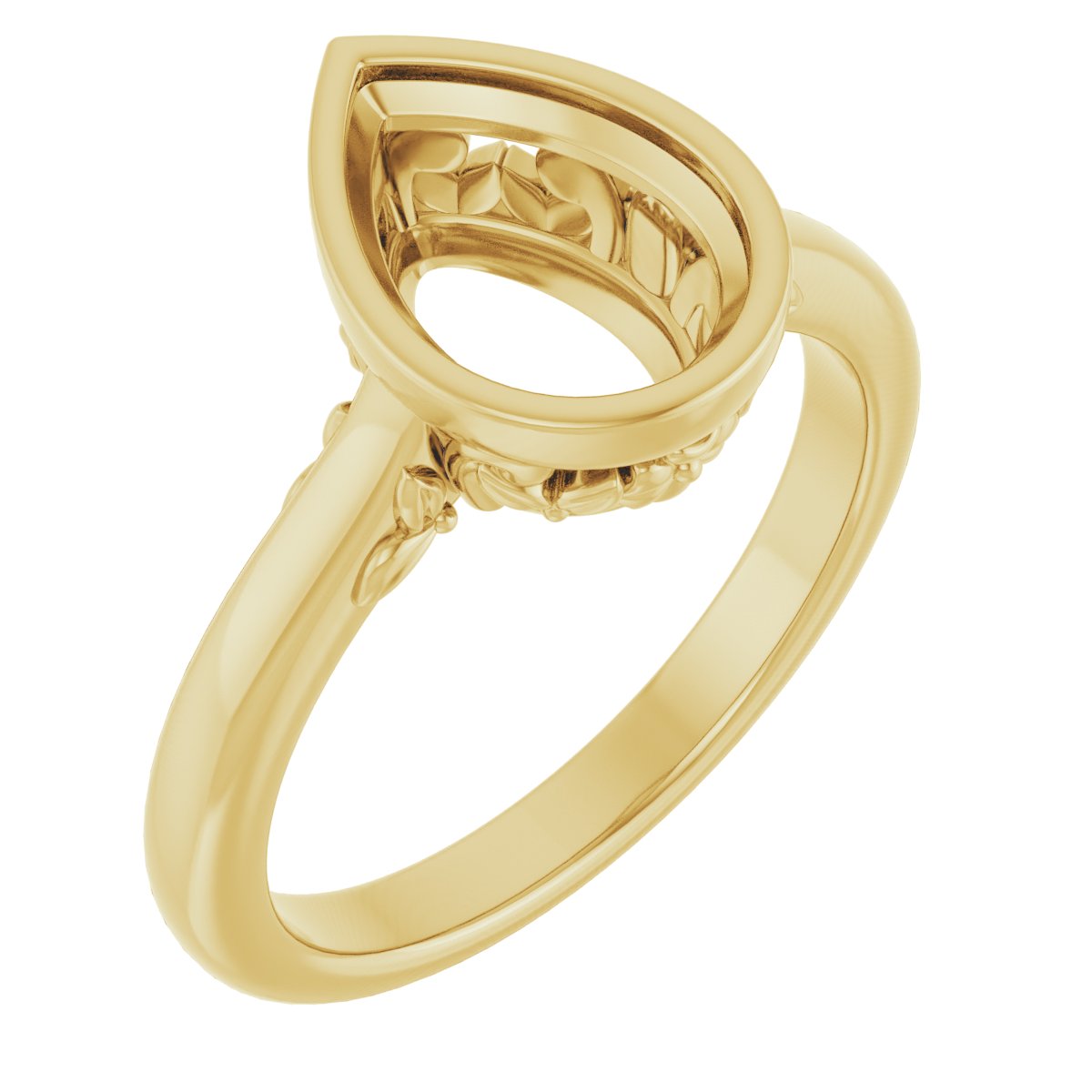Bezel-Set Engagement Ring