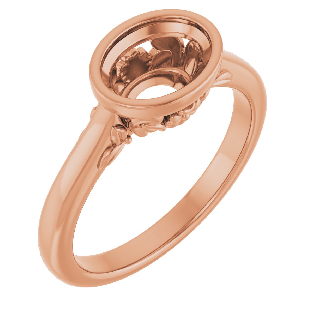 Bezel-Set Engagement Ring