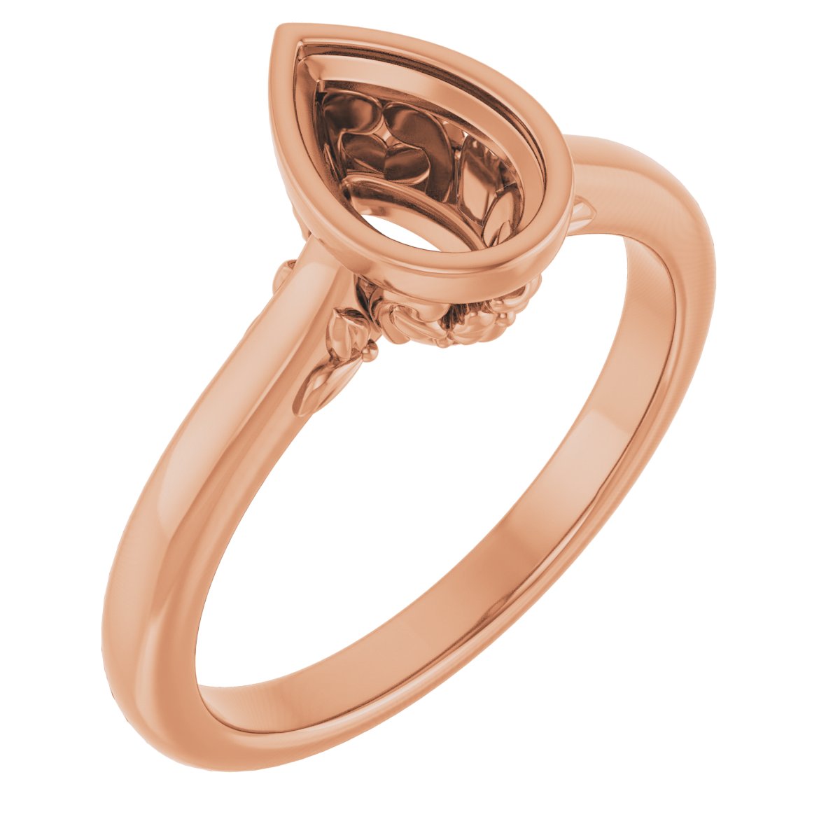 Bezel-Set Engagement Ring
