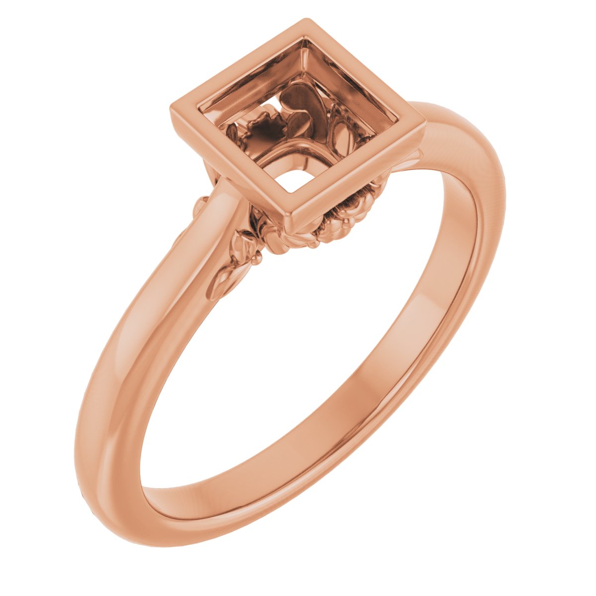 Bezel-Set Engagement Ring