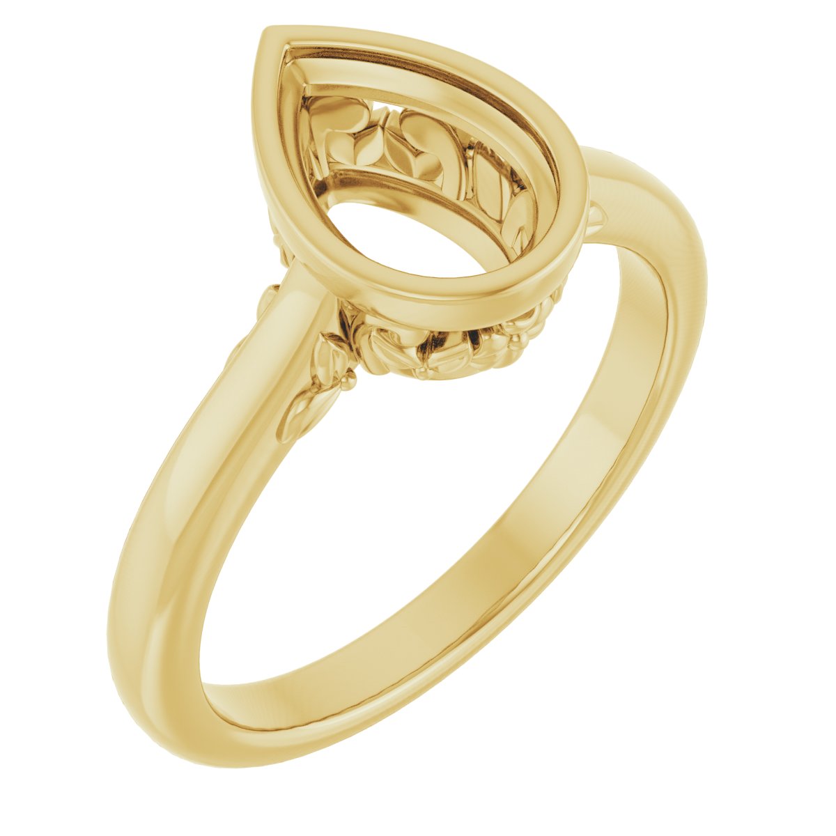 Bezel-Set Engagement Ring