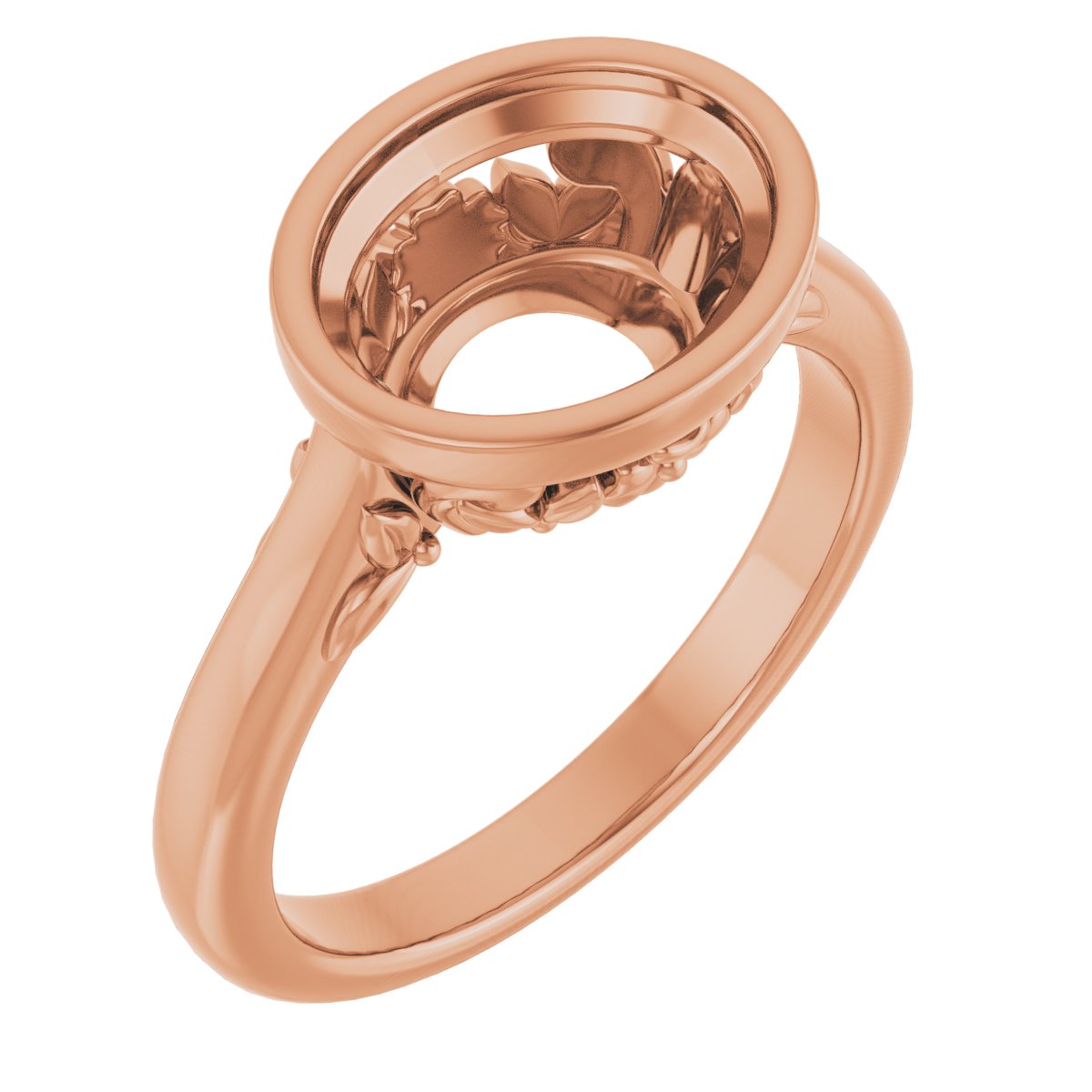 Bezel-Set Engagement Ring