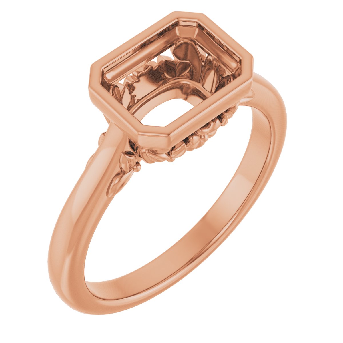 Bezel-Set Engagement Ring
