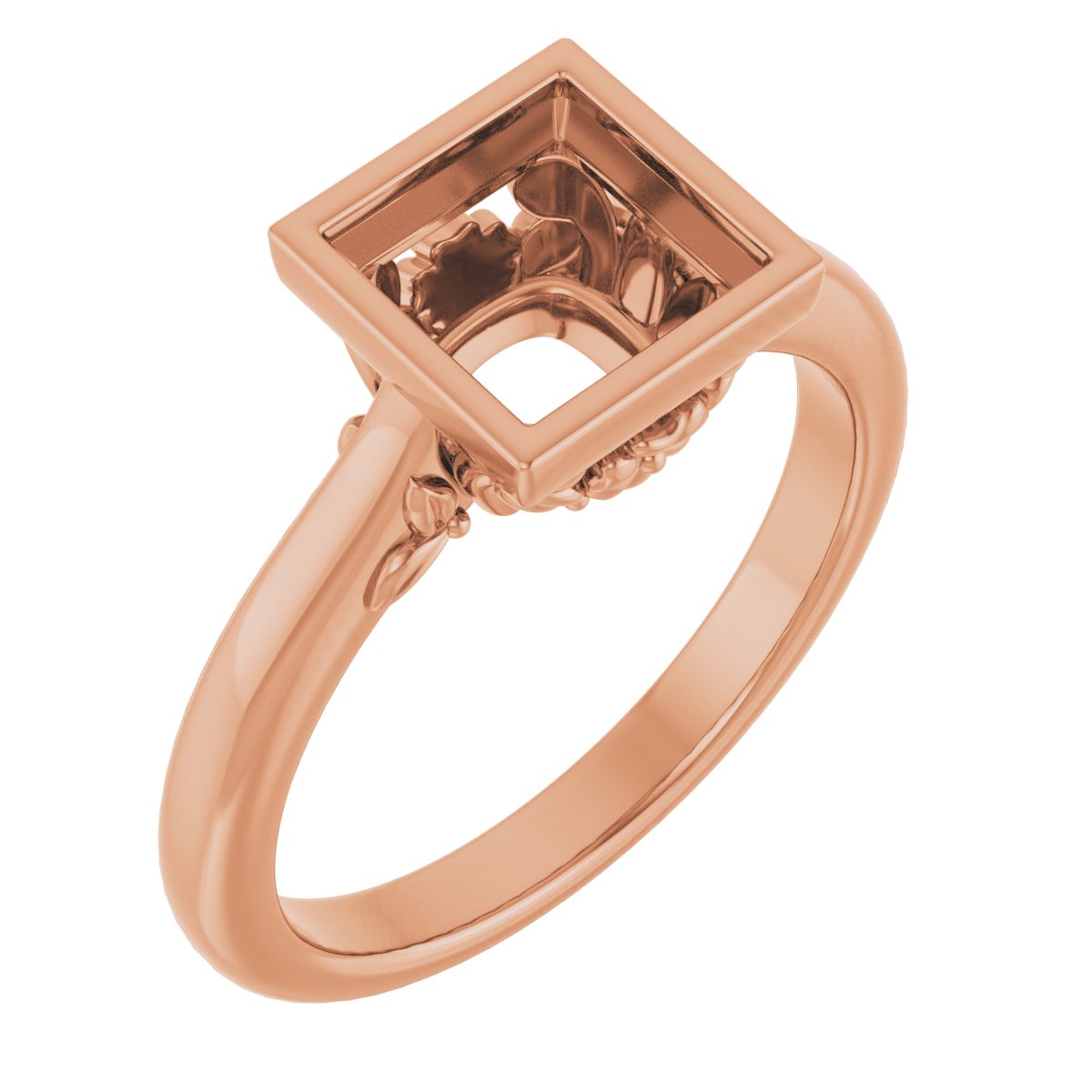 Bezel-Set Engagement Ring