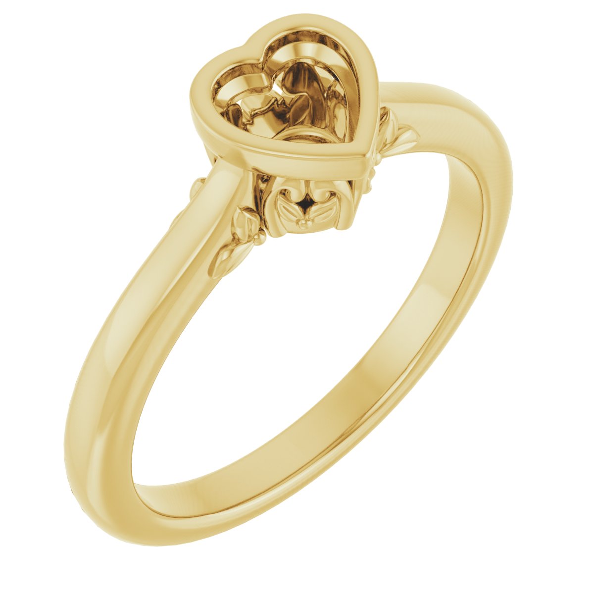 Bezel-Set Engagement Ring