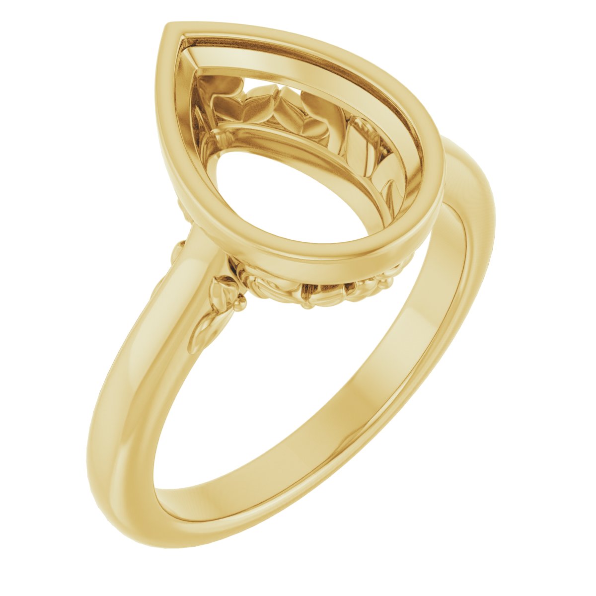 Bezel-Set Engagement Ring