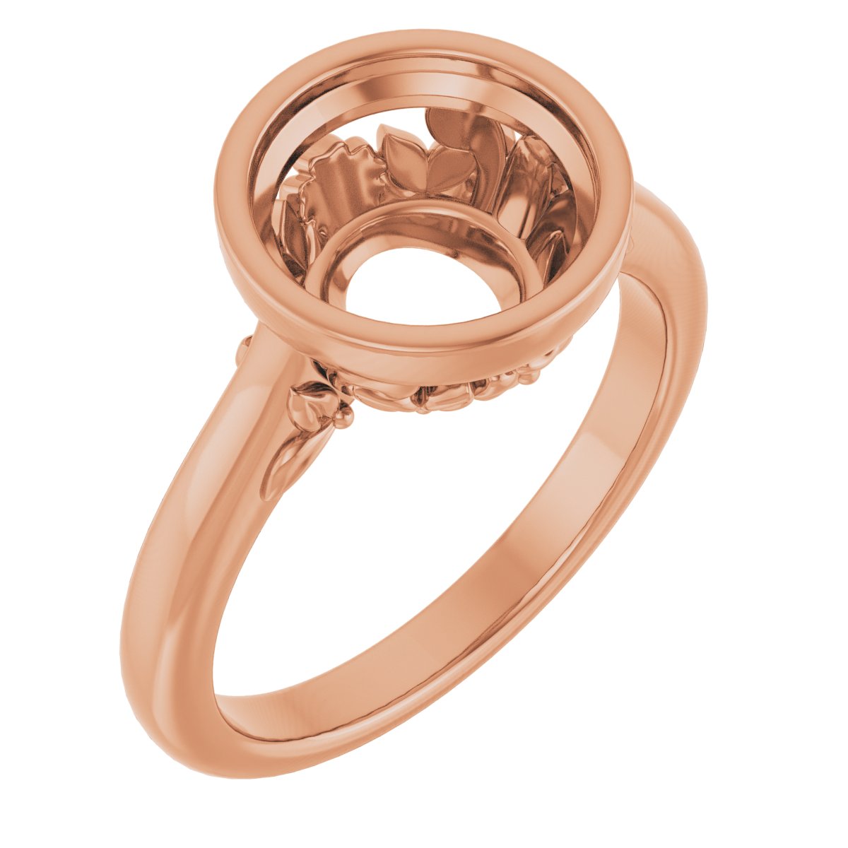 Bezel-Set Engagement Ring