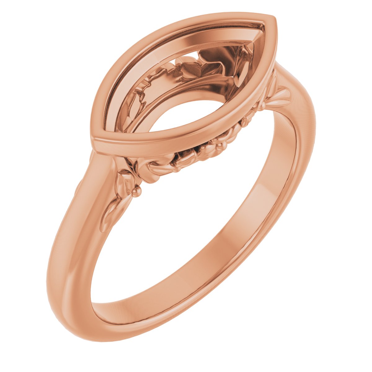 Bezel-Set Engagement Ring