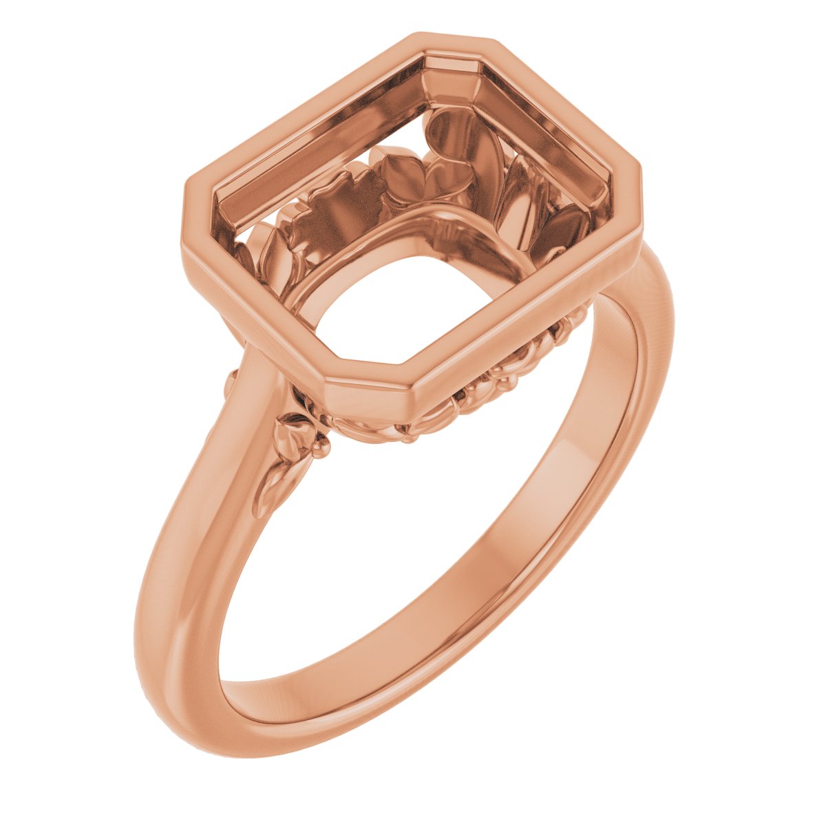 Bezel-Set Engagement Ring