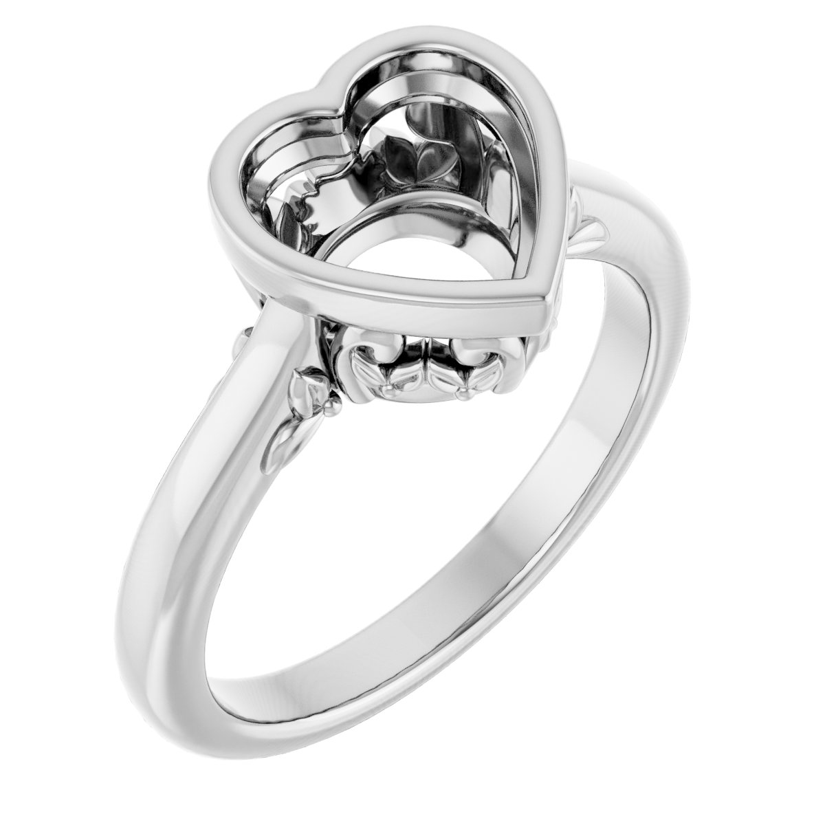 Bezel-Set Engagement Ring