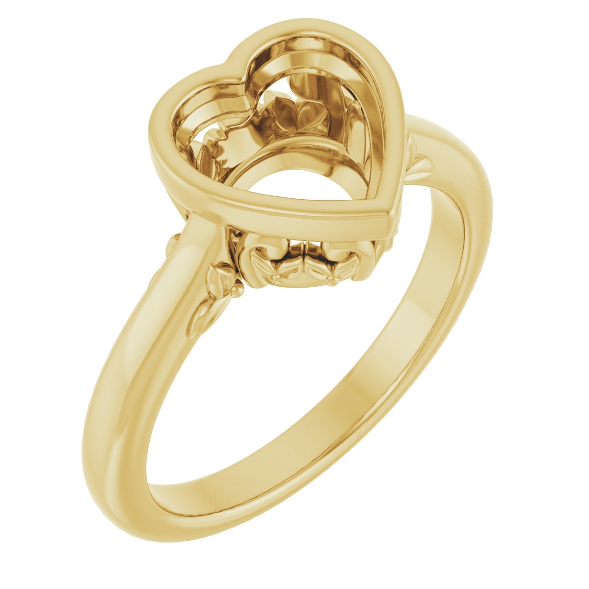 Bezel-Set Engagement Ring