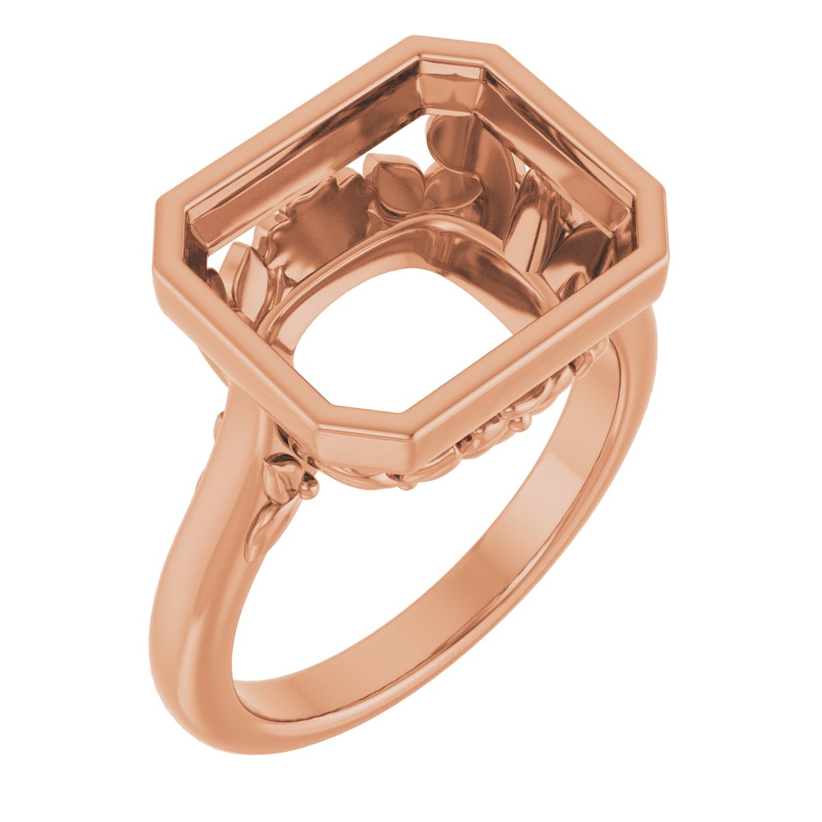 Bezel-Set Engagement Ring