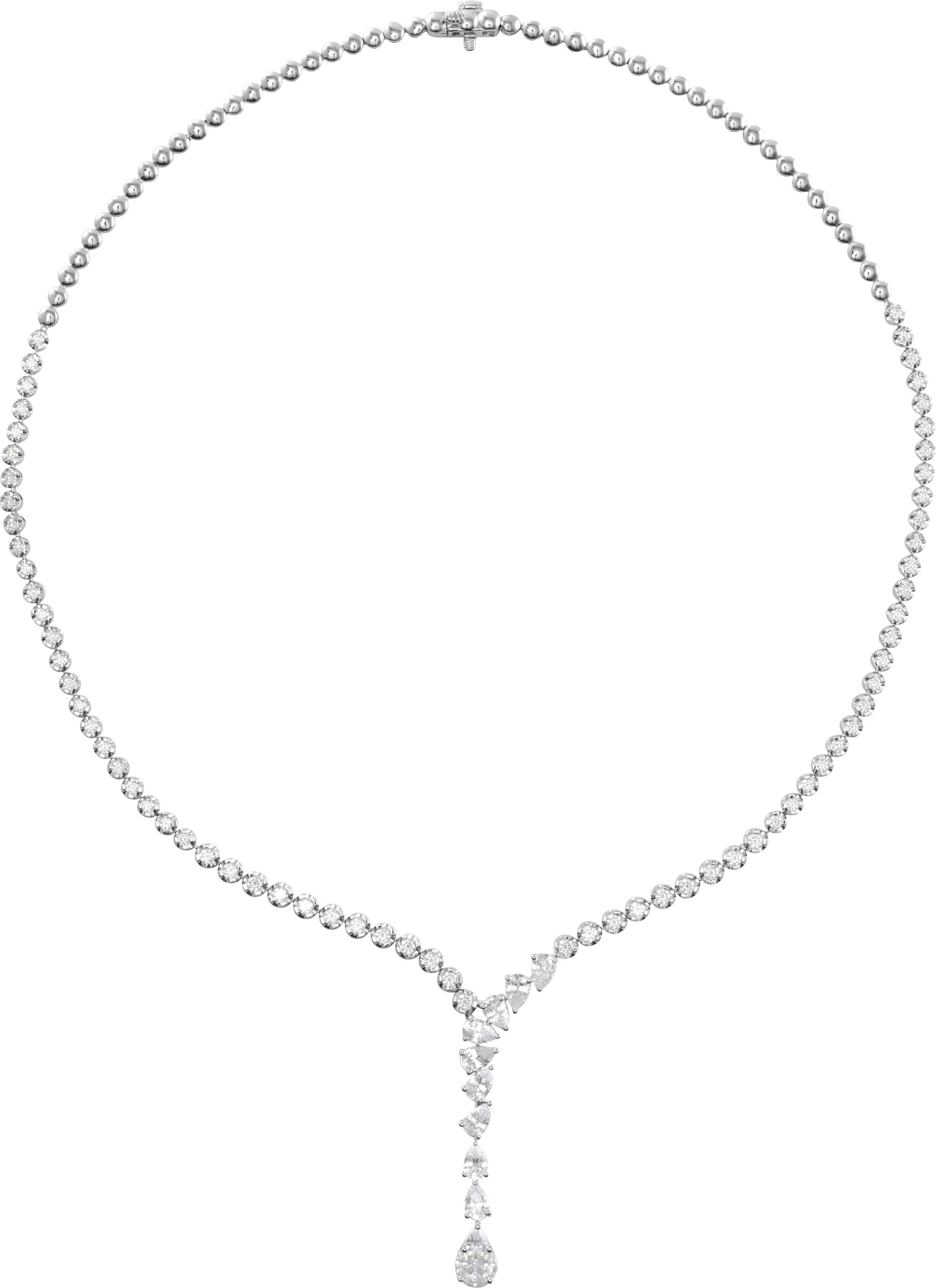 diamond tennis necklace april birthstone